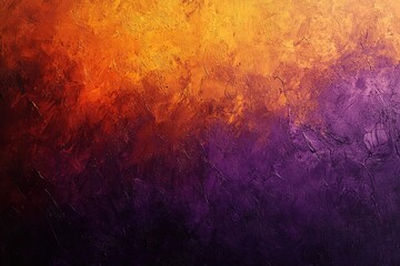 Wall Mural - a smooth orange and purple gradient background, digital art with soft brush strokes, paint texture, 