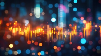 Poster - Abstract Colorful Bokeh with Light Patterns