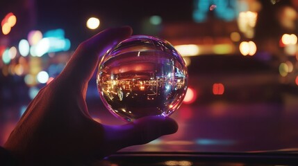 Aufkleber - Crystal Ball Foretelling the Future of Drinking and Driving: Concept for a Safety Campaign