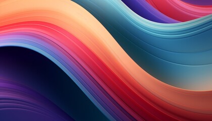 abstract colorful background wave pink yellow blue purple line