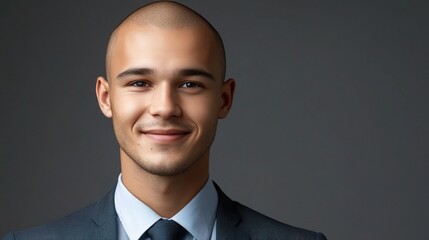 Poster - Professional Portrait of a Smiling Young Man