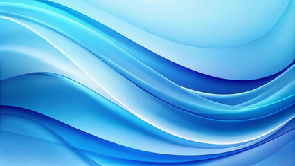 Aufkleber - Abstract background with blue slingshots in different shades and shapes. Abstract soft blue wave background. 3d blue background with blue lines curved wavy sparkle with copy space for text. 