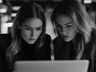 Poster - Business Women Deep in Thought