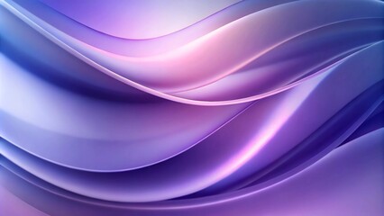 Leinwandbilder - Smooth dynamic abstract waves and lines in lilac pink and purple. Abstract image with wavy lines in purple and pink tones. Abstract purple gradient textured background with dynamic, glowing light rays