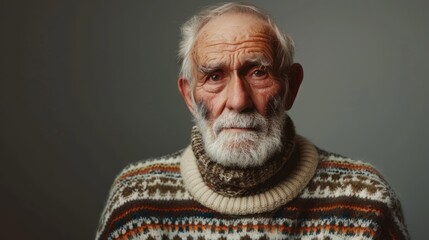 Wall Mural - Portrait of an Elderly Man