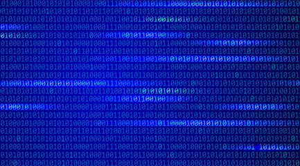 Binary code digital data and technology pattern background vector