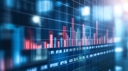 Poster - Data Visualization with Colorful Bar Graphs