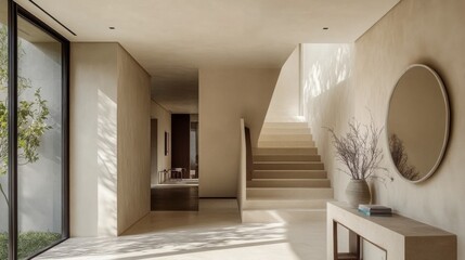 Poster - Modern Minimalist Interior with Natural Light