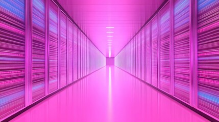 Poster - Pink Server Room
