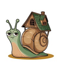 snail cartoon