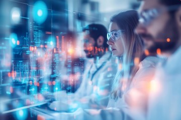 Poster - Scientists Working With Data Visualization