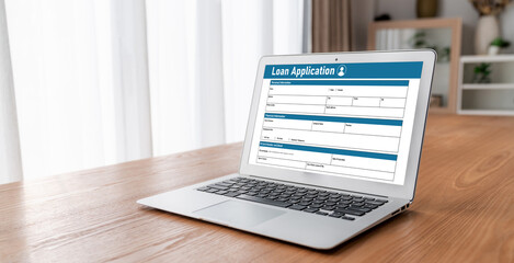 Online loan application form for modish digital information collection on the internet network