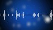 © Firoz_Stock - Sound wave rhythm background, technology concept, Sound waves Music equalizer on dark blue background. Waveform pattern for music player, podcast, voice message, music app