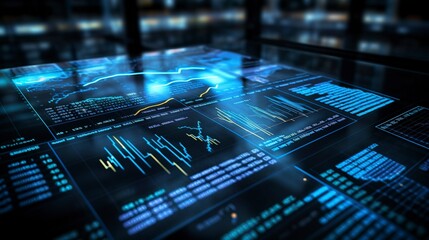 A photo of a financial statement with key figure