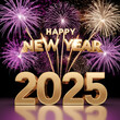 © sourov - Happy New Year 2025 Background Design