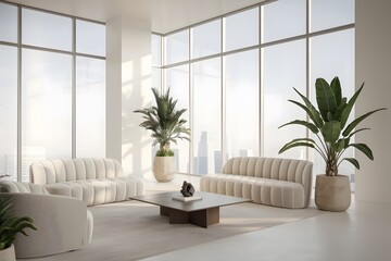 Wall Mural - modern living room interior