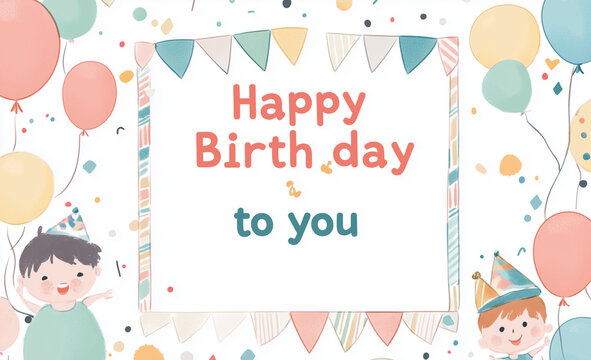 balloon, birthday, typescript, event, invitation, Canada, doodle, handwriting, horizontal, ink, illustration, vector, celebration, text, greeting card, decoration, design, fun, tradition, art, design 