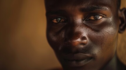 Poster - Close-up Portrait of a Young Man