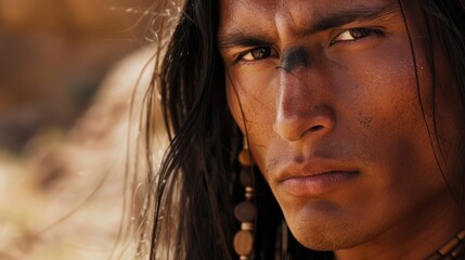 Poster - Native American Man