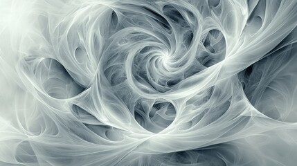 Poster - Abstract background featuring white blurred edges with a fractal design