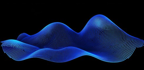 Aufkleber - an illustration of a neural network in 3d. big data and cybersecurity. data streams. global database
