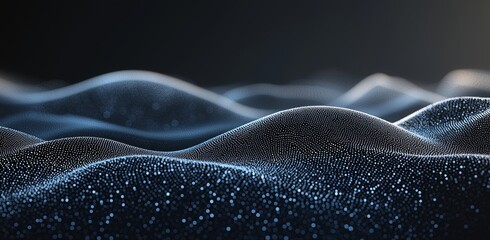 Aufkleber - illustration of a neural network in 3d. data stream. global database and stock market. bright, color