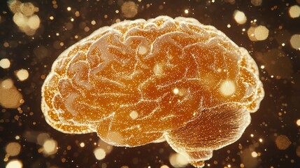 Aufkleber - This is a colorful 3D stock model. AI. Brains. Nanotechnology innovation. Online lifestyle. Future Technology development. Computer science. Smart minds. Databases. IT business.