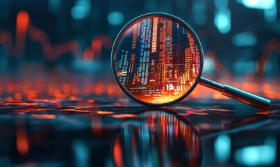 Poster - auditing stock financial finance management on analysis data strategy with graph accounting marketin
