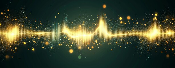 Poster - Background in abstract technology, suitable for neural networks, cyber security, data streams, databases, science, supercomputers, and cloud computing.