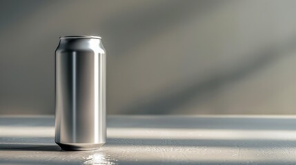 Sticker - Aluminum Can On White Table