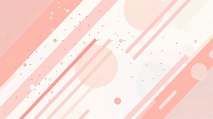 Abstract Pink Geometric Background