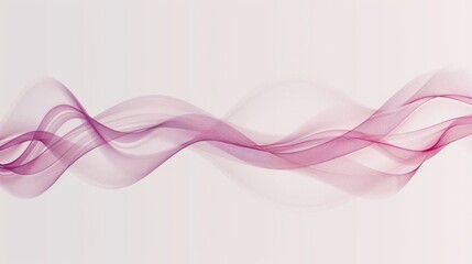 Sticker - Abstract Pink Waves Background