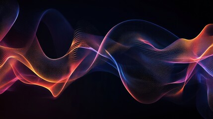 Wall Mural - Abstract Colorful Flowing Waves