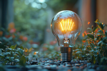 Poster - a company using ai to optimize energy consumption, illustrating the environmental impact of ai techn