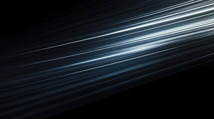 Poster - Radiant lines illuminate the dark backdrop creating captivating flashes of light An abstract shimmering background enhanced by glowing effects