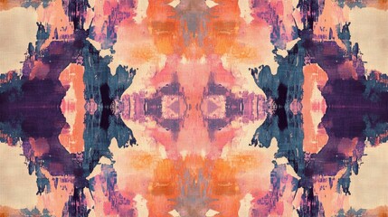 Poster - Abstract Textile Pattern Design