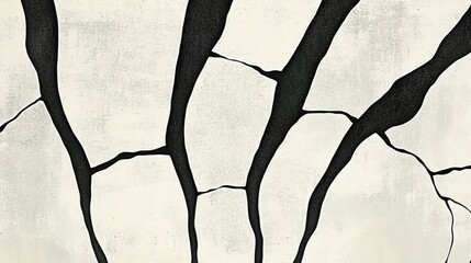 Poster - Abstract Gray Background with a Rough Concrete Surface