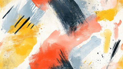 Poster - Abstract watercolor background pattern for banner design Modern graphic texture with abstract brush strokes Artistic illustration featuring watercolor elements and a creative grunge texture