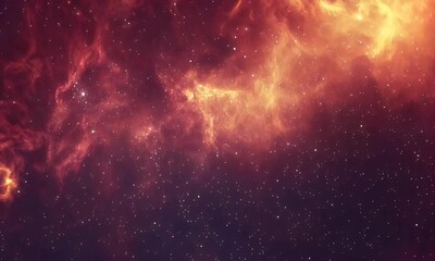 Wall Mural - A cosmic scene showcasing vibrant nebulae and countless stars in a deep space background.