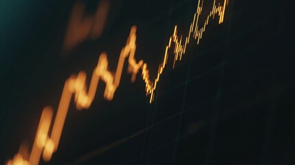 Poster - Stock Market Graph