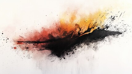 Poster - Abstract watercolor splash illustration