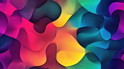 Poster - Colorful Seamless Abstract Pattern Background Decorative Banner