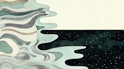 Poster - Liquid Paint Effect Background for Ceramic Surfaces