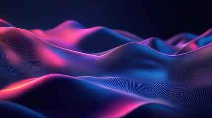 Poster - Gradient mesh design for a landing page