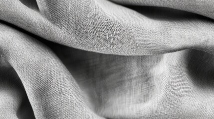 Poster - Grey fabric texture detail suitable for background and wallpaper