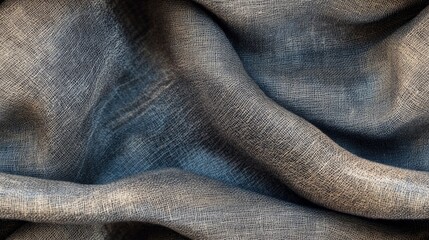 Poster - Grey fabric texture detail suitable for background and wallpaper