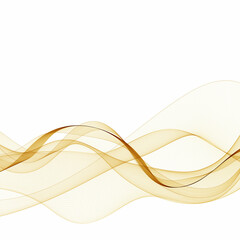 Vector Abstract color wave design element. Brown wavy line. Eps 10