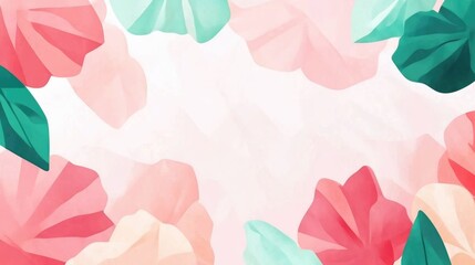 Poster - Creative Minimal Concept Crumpled Paper Design Background
