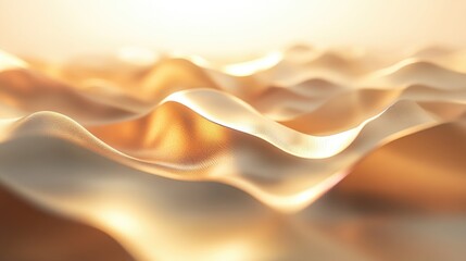Poster - Gold gradient wallpaper featuring soft blurred colors