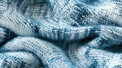 Poster - Soft textile texture of a blanket for design purposes